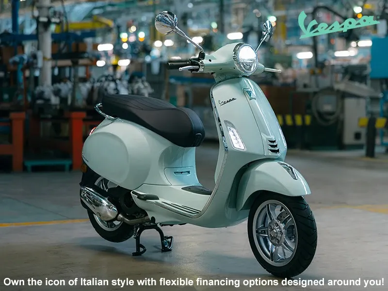 Vespa - Own the icon of Italian style with flexible financing options designed around you!