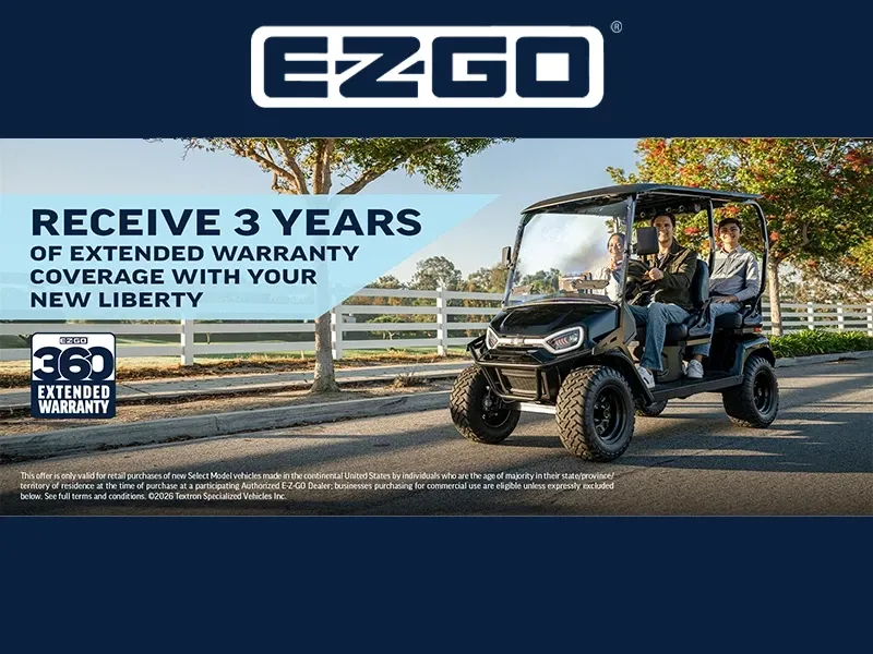 E-Z-GO - Extended Coverage with Your New Liberty