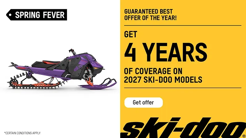 Ski-Doo - Get 4 Years Of Coverage On 2027 Models