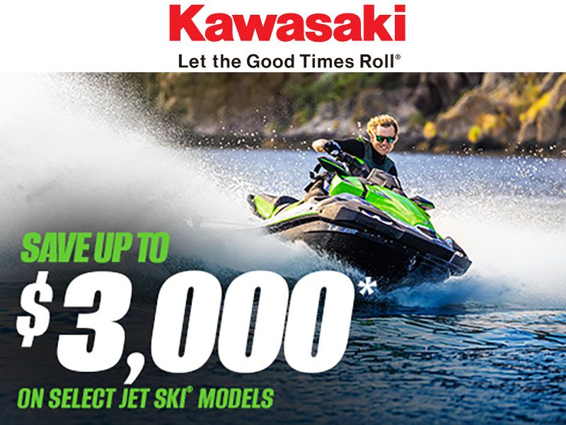 Kawasaki - Save Up to $3,000 on Select Jet Ski Models