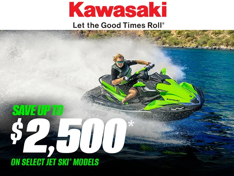 Kawasaki - Save Up to $2,500 on Select Jet Ski Models