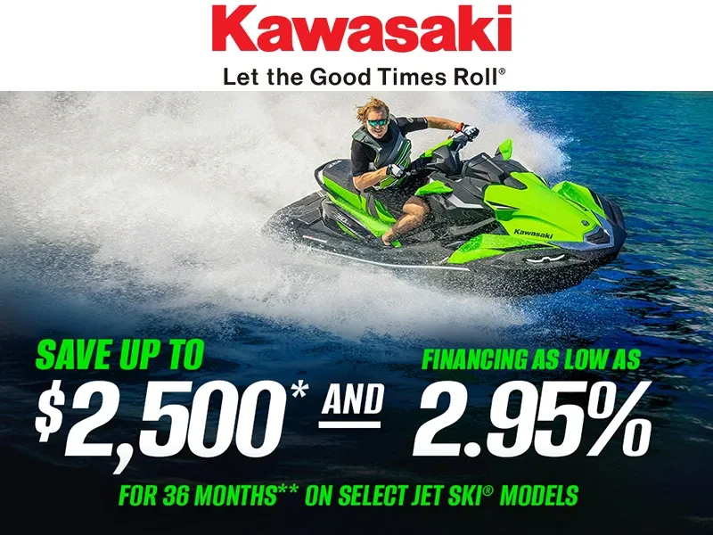 Kawasaki - Save Up To $2,500* And Financing As Low As 2.95% For 36 Months** on Select Jet Ski® Models