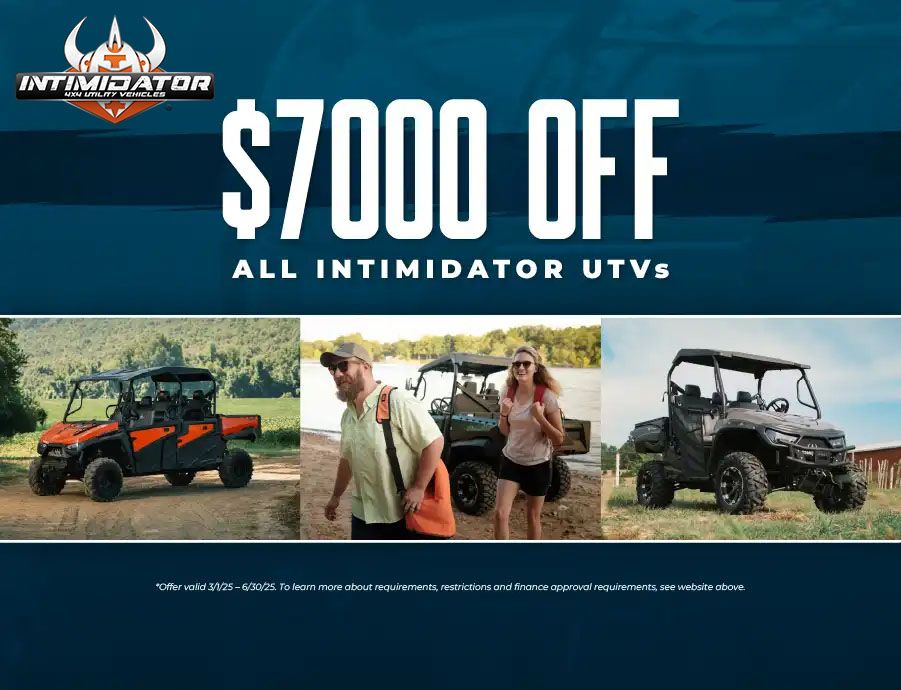 Intimidator 4 x 4 Spring UTV Promotion