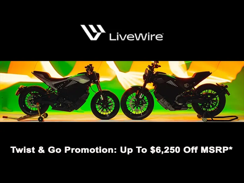 Curated visual reference: Livewire Twist Go Promotion Up To 6 250 Off Msrp Photo Inspiration