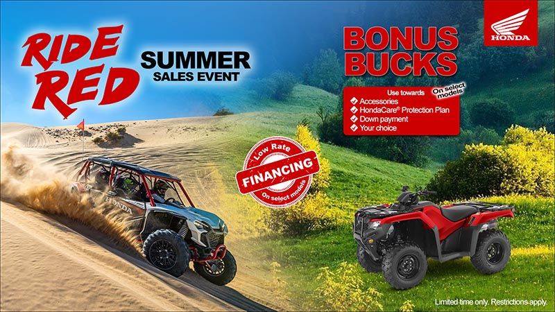 Honda- Ride Red Summer Sales Event
