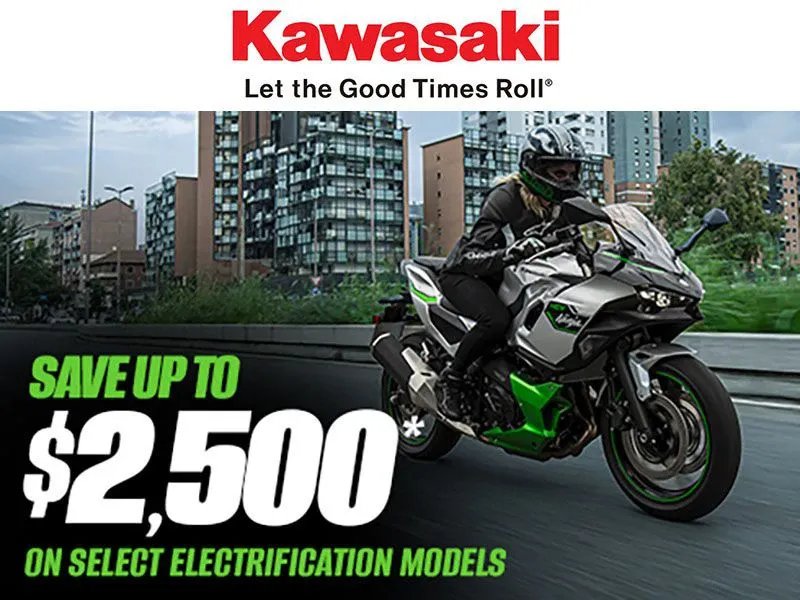 Kawasaki - Save Up to $2,500 on Select Electrification Models