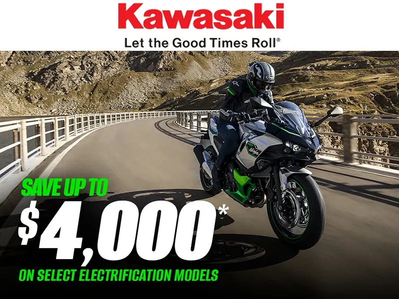 Kawasaki - Save Up to $4,000 on Select Electrification Models