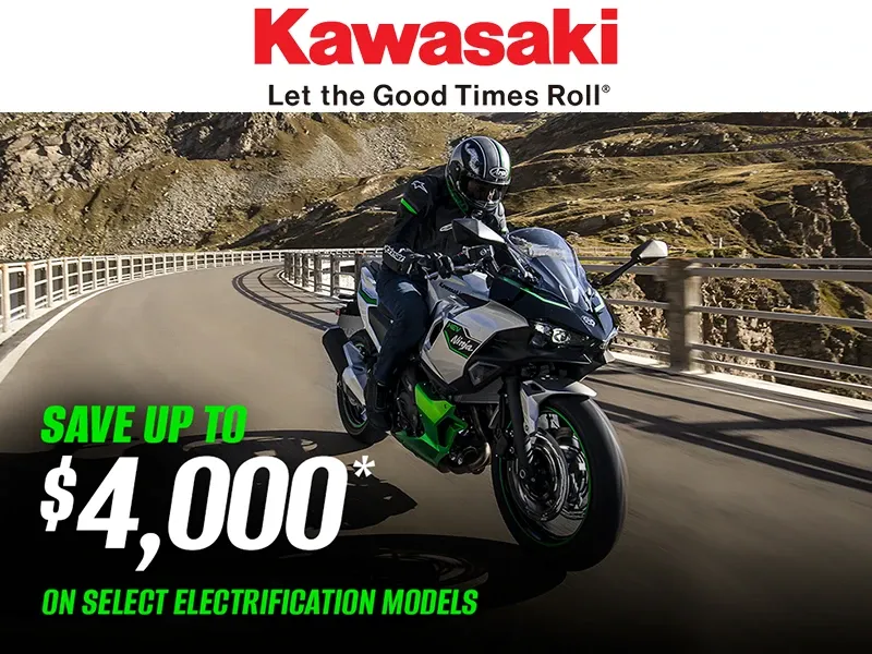Kawasaki - Save Up to $4,000 on Select Electrification Models