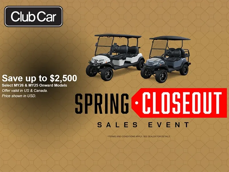 Club Car - Spring Closeout Sales Event