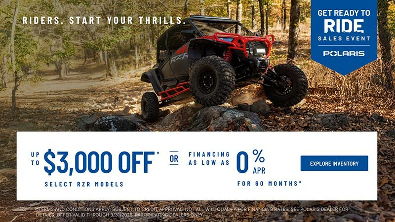 Polaris - Up To $3000 Off Select RZR Models