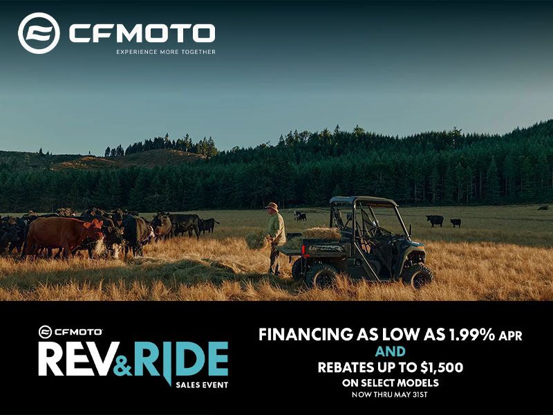 CFMOTO - Rev & Ride Sales Event