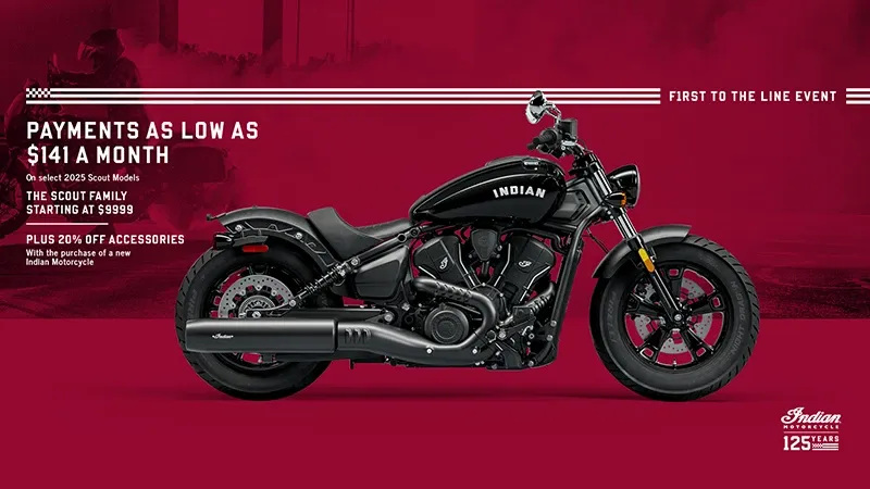 Indian Motorcycle - Payments as low as $141/Month