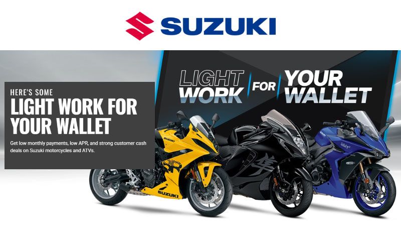 Suzuki - Light Work For Your Wallet