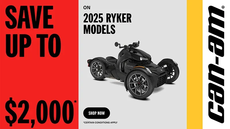 Can-Am - Save up to $2,000 on 2025 Ryker models