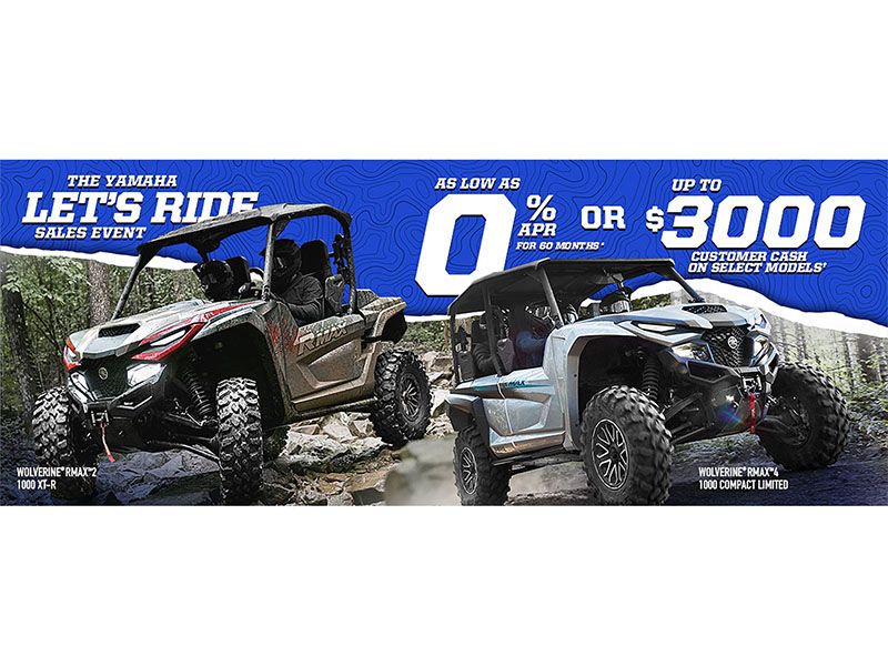 Let's Ride Sales Event - Save On Select Wolverine RMAX Models With Customer Cash Offers*