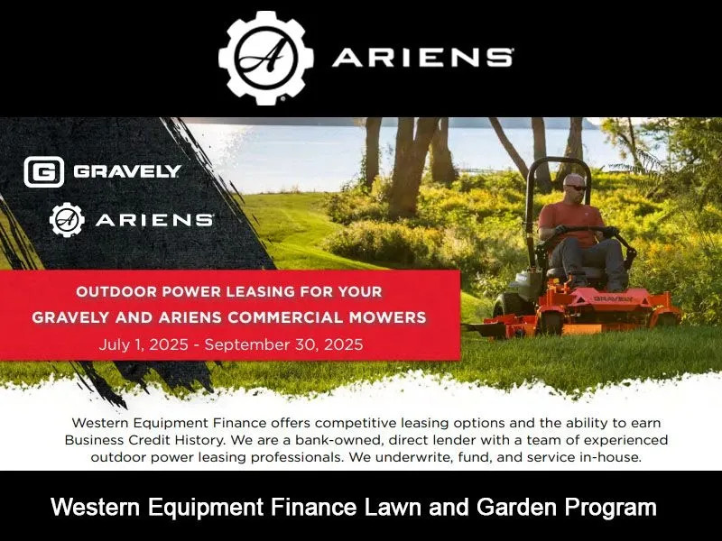 Ariens USA - Western Equipment Finance Lawn and Garden Program