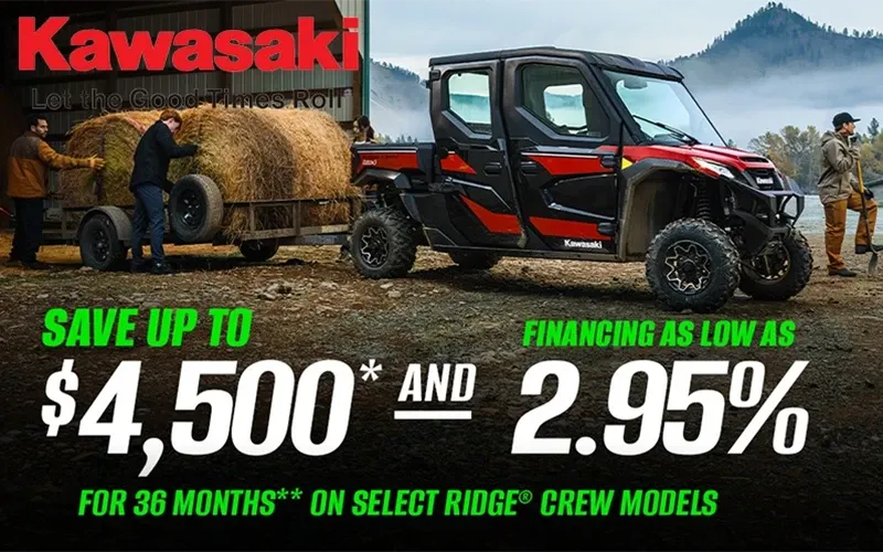 Kawasaki Kawasaki - Save Up To $4,500* And Financing As Low As
