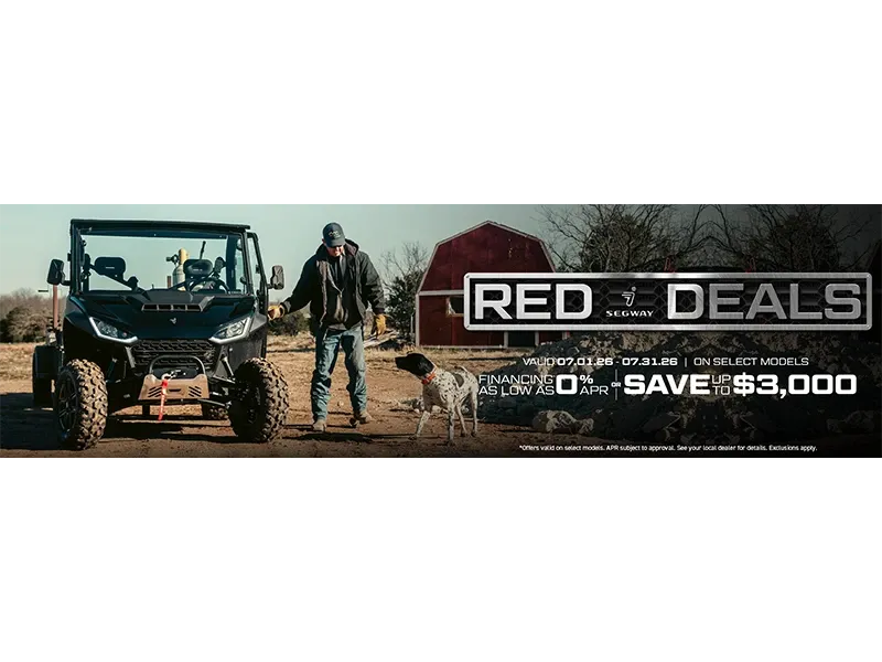Segway Powersports - Red Deals - Utility Promotion - Segway