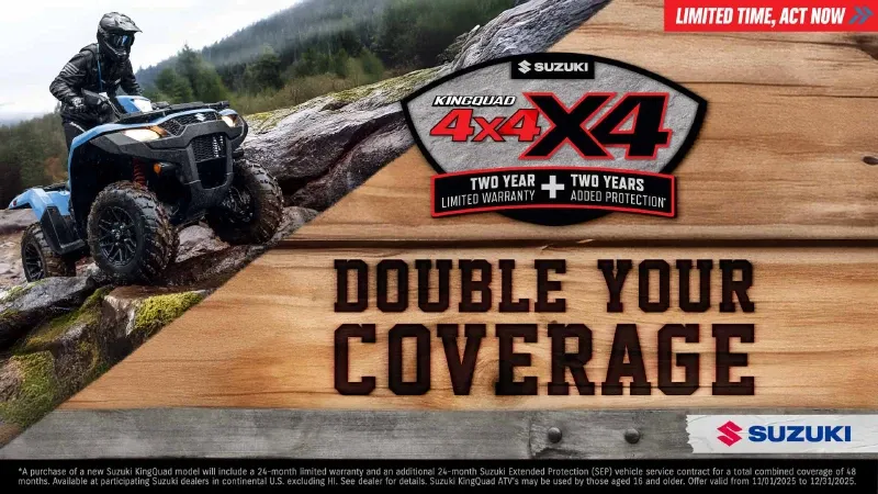 Suzuki - Double Your Coverage
