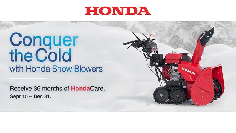 Honda Power Equipment - Conquer the Cold with Honda Snow Blowers
