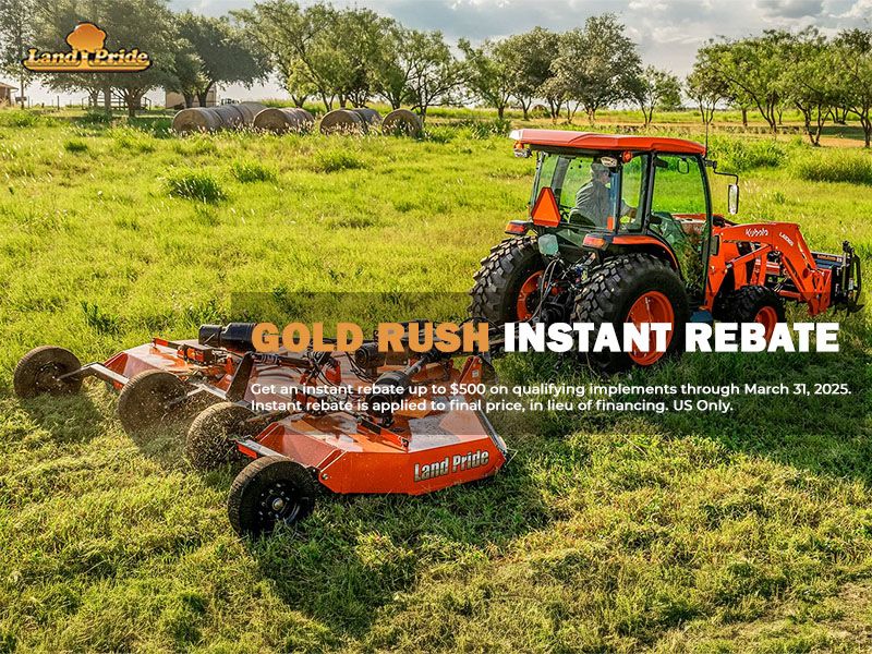 Land Pride - Gold Rush Instant Rebate