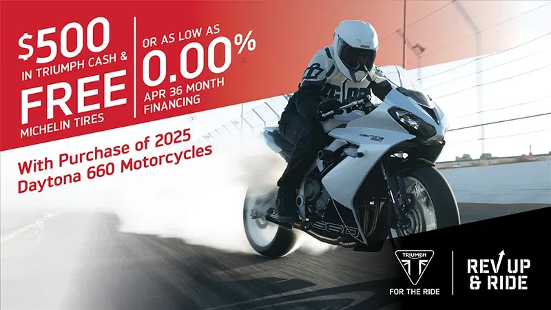 Triumph - Rev Up & Ride Sales Event