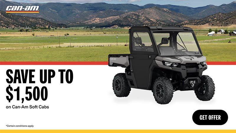 Can-Am - Save Up To $1,500 When Purchasing Soft Cab Kits For Defender Models
