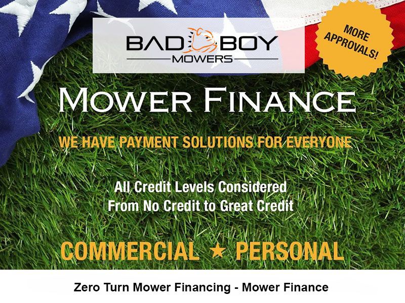 Bad Boy Mowers - Zero Turn Mower Financing - Mower Finance