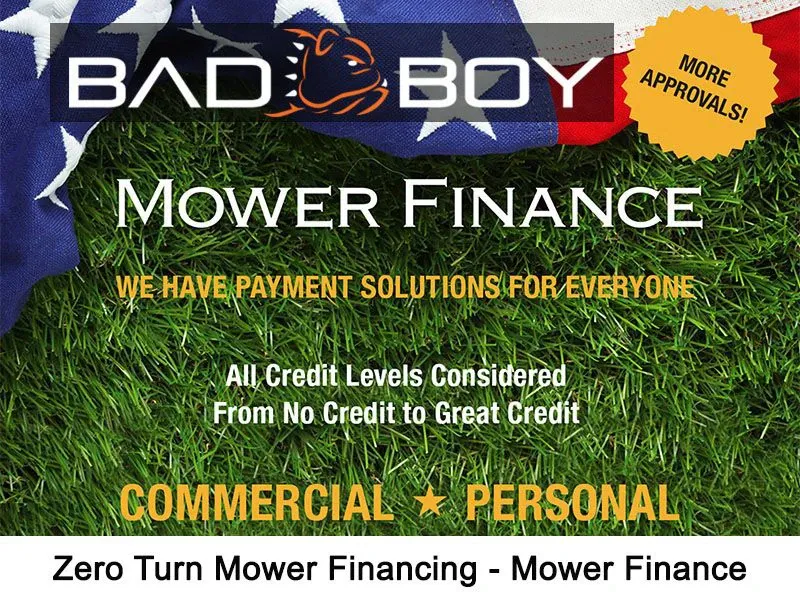 Bad Boy Mowers - Zero Turn Mower Financing - Mower Finance