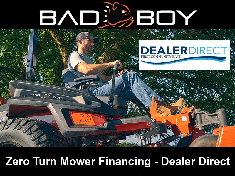 Bad Boy Mowers - Zero Turn Mower Financing - Dealer Direct