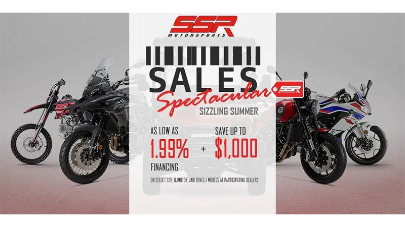 Promotion from Fremont Honda Kawasaki Suzuki SSR Motorsports