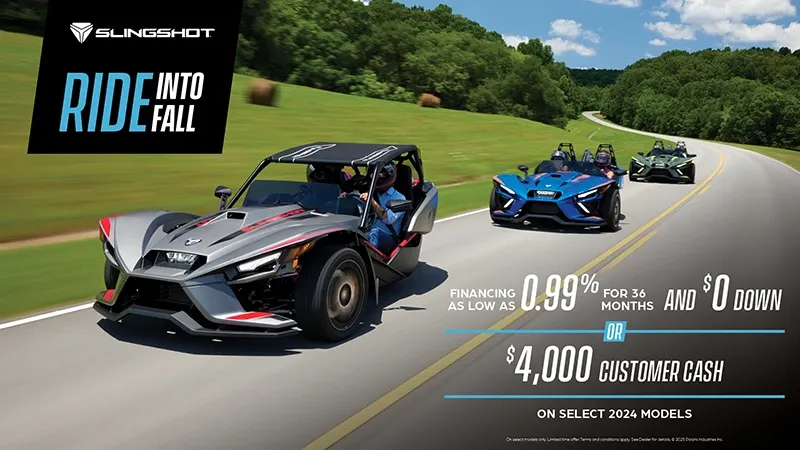 Slingshot - Ride Into Fall - Financing As Low As 0.99%