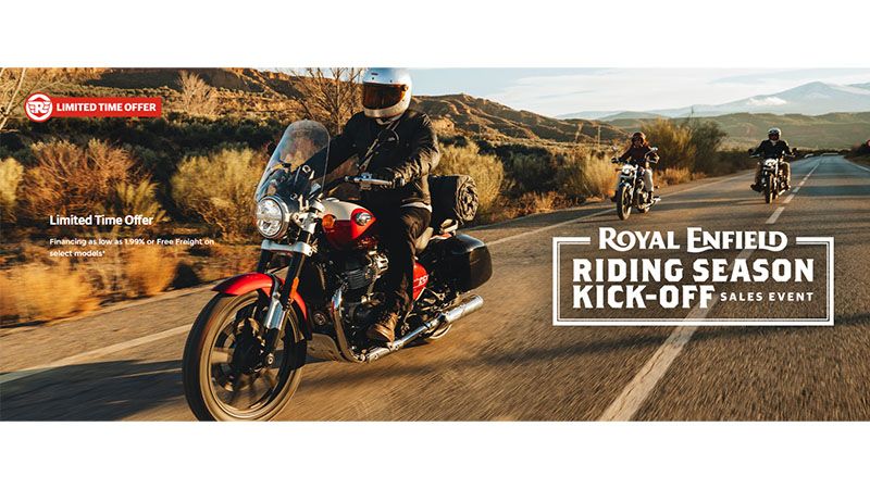 Royal Enfield - Limited Time Offer - Riding Season Kick-Off Sales Event