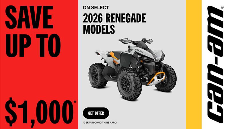 New 2026 Can-Am Renegade X XC 1000R, Jasper TN | Specs, Price