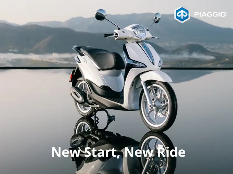 Piaggio - New Start, New Ride | Promotion at The Moto Exchange