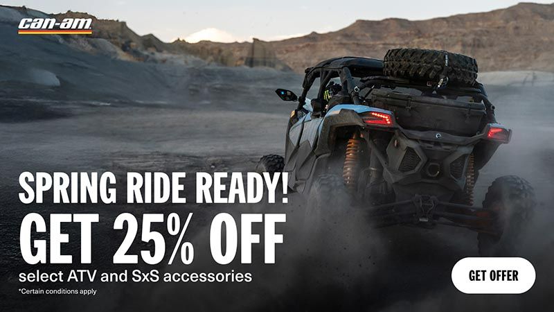 Can-Am - Receive 25% Off Select ATV & SSV Accessories