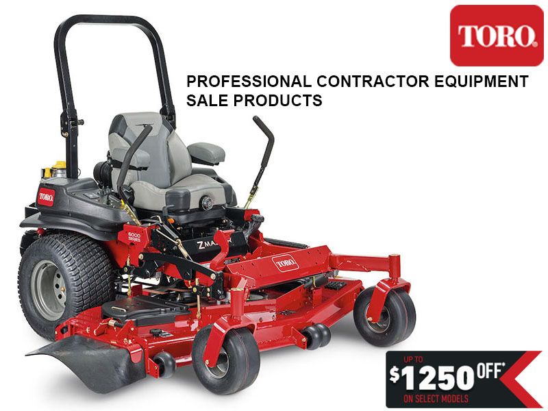 Toro - Professional Contractor Equipment Sale Products - Save Up To $1,250 Off Select Models