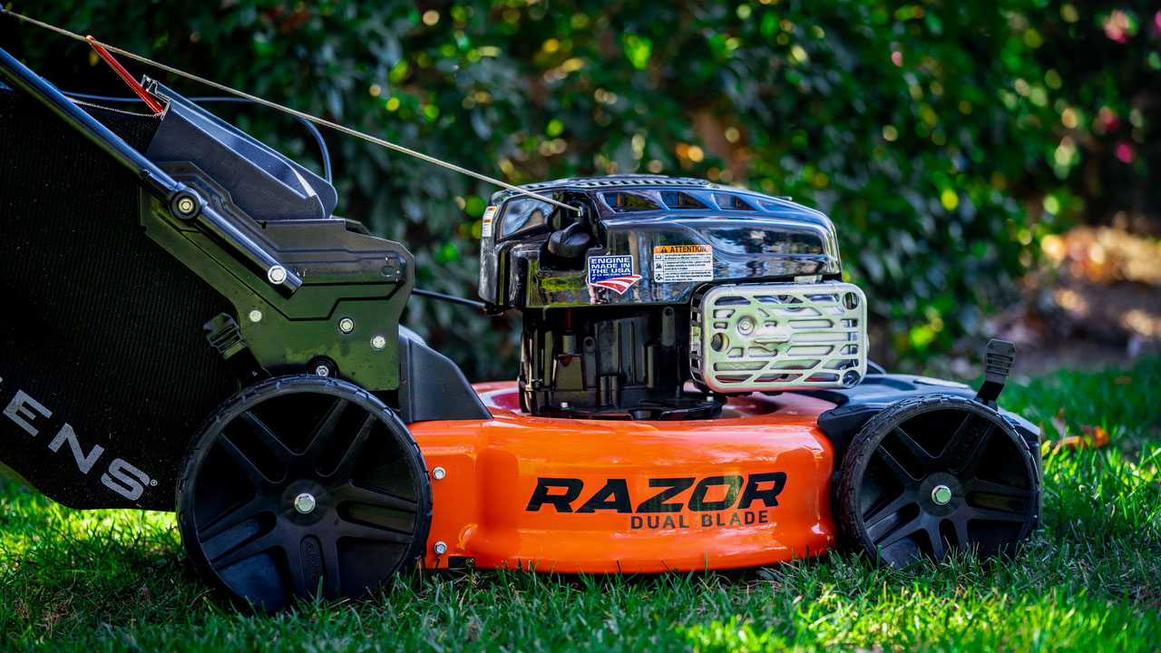 Bayc Razor B New Ariens RAZOR 21 in. Dual Blade REFLEX Self Propelled Lawn Mowers in ...