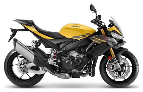 New 2025 Aprilia Tuono V4 1100 Scorpion Yellow Motorcycles in Orange CA