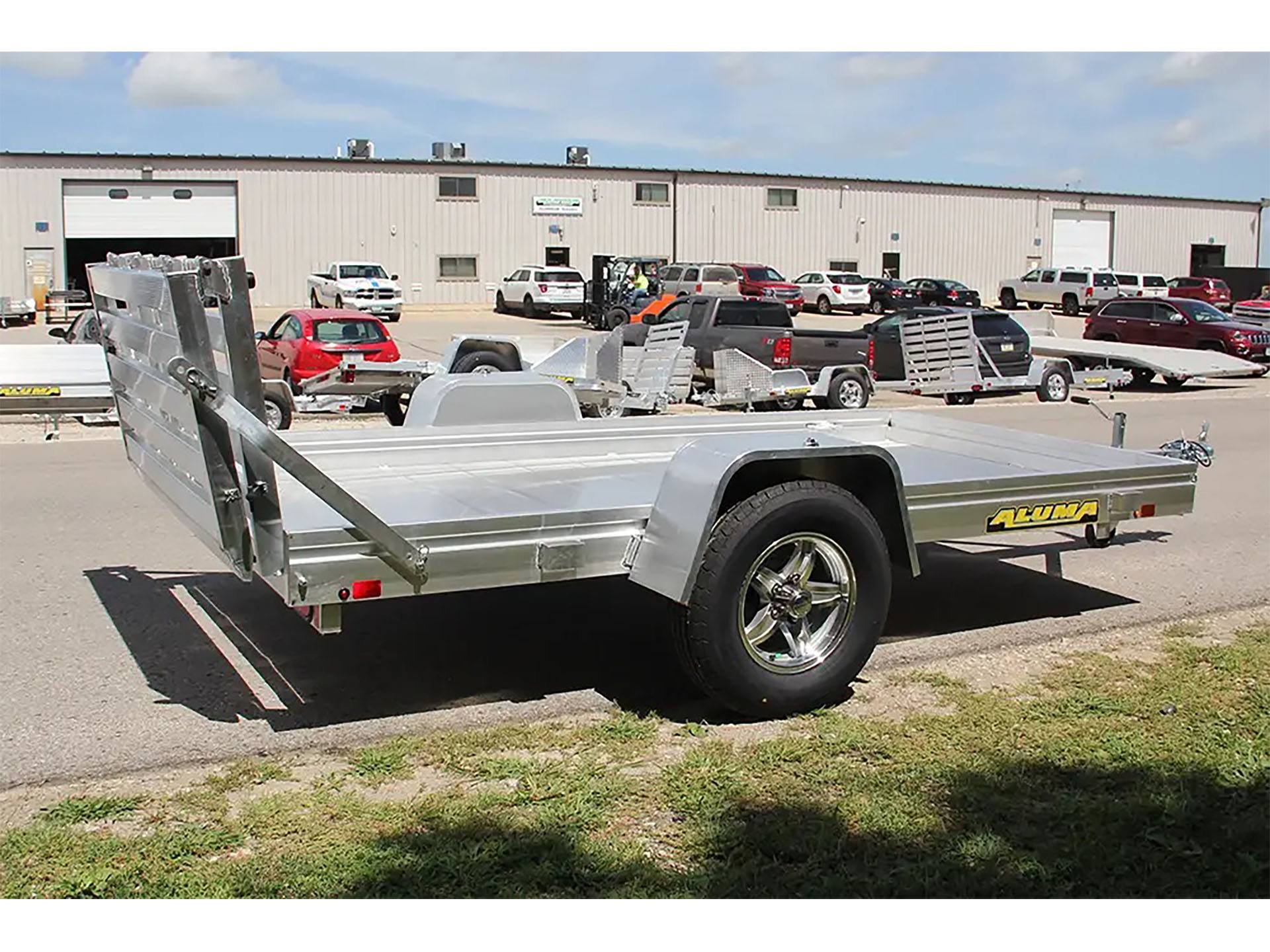 2024 ALUMA Single Heavy Axle Utility Trailers No Brakes Bi-fold Tailgate - 6310H in North Bend, Oregon - Photo 3