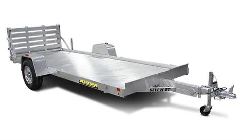 2024 ALUMA Single Heavy Axle Utility Trailers No Brakes Bi-fold Tailgate - 6314H