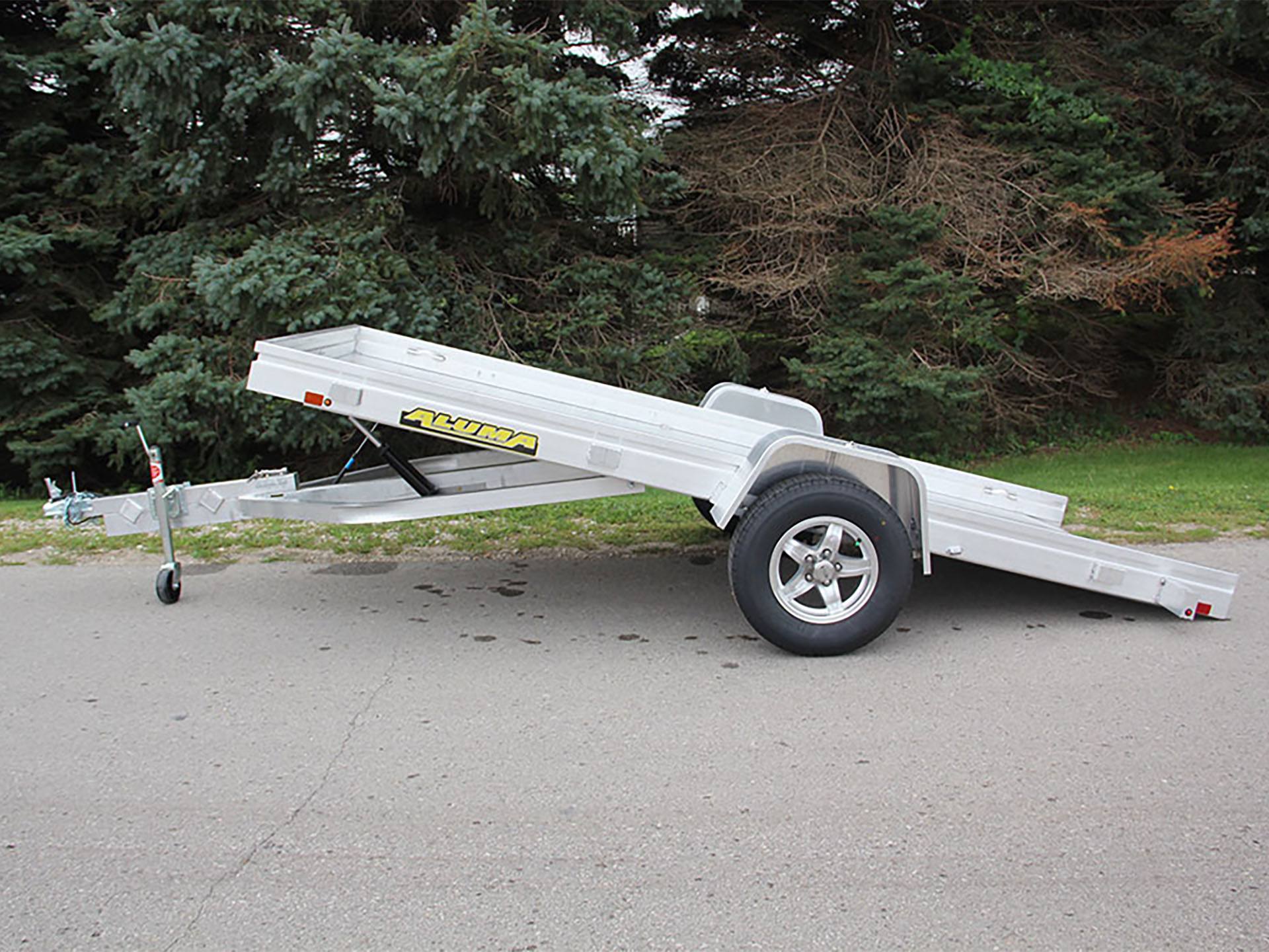 2024 ALUMA Single Heavy Axle Tilt Utility Trailers 122 in. in North Bend, Oregon - Photo 3
