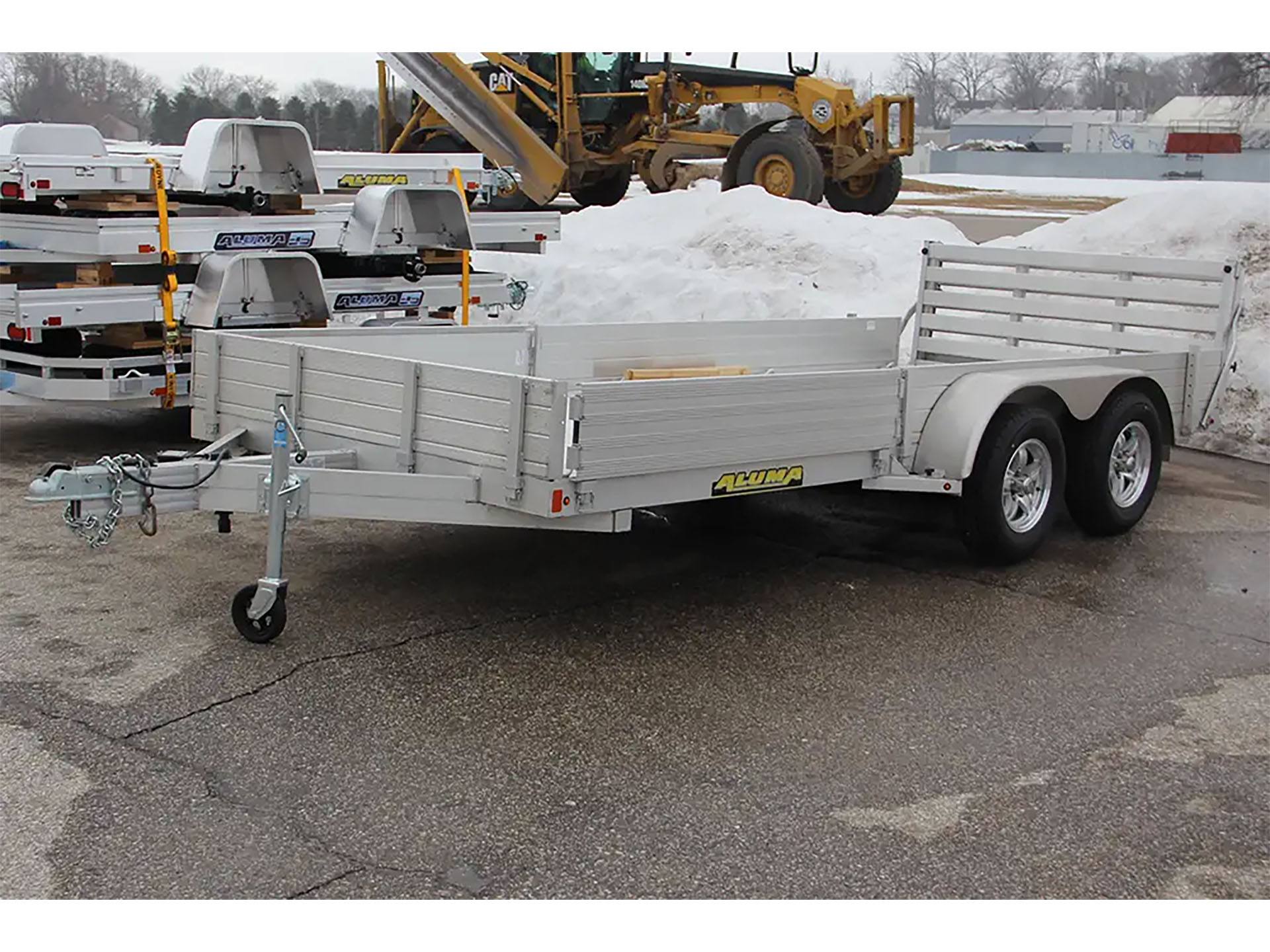 2024 ALUMA 81 Series Tandem Axle Utility Trailers Bi-fold Tailgate Side Ramp 241 in. in North Bend, Oregon - Photo 3