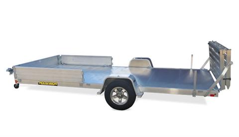 2024 ALUMA 81 Series Single Heavy Axle Utility Trailers Bi-fold Tailgate - 8115-BT