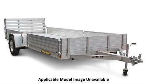 2024 ALUMA 81 Series Single Heavy Axle Utility Trailers Bi-fold Tailgate - 8114-BT-SR