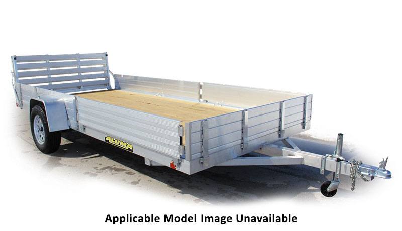2024 ALUMA 81 Series Single Heavy Axle Utility Trailers 145 in. Wood Deck in North Bend, Oregon