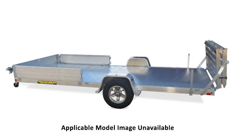 2024 ALUMA 81 Series Single Heavy Axle Utility Trailers Bi-fold Tailgate - 8114-BT in North Bend, Oregon