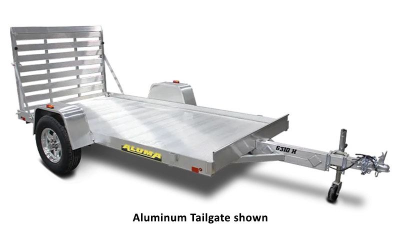 2024 ALUMA Single Heavy Axle Utility Trailers No Brakes Bi-fold Tailgate - 6310H in North Bend, Oregon - Photo 1