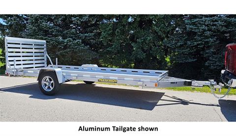2024 ALUMA Single Heavy Axle Utility Trailers With Brakes 182 in. - Bi-Fold Tailgate