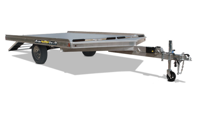 2025 ALUMA 2 Place Drive On / Off Snowmobile Trailers - 8612D in North Bend, Oregon